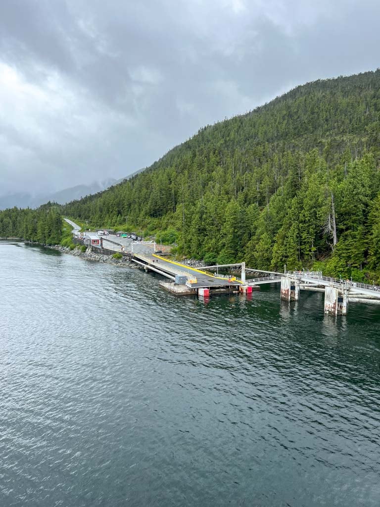The ferry dock at Klemtu, BC in the Inside Passage