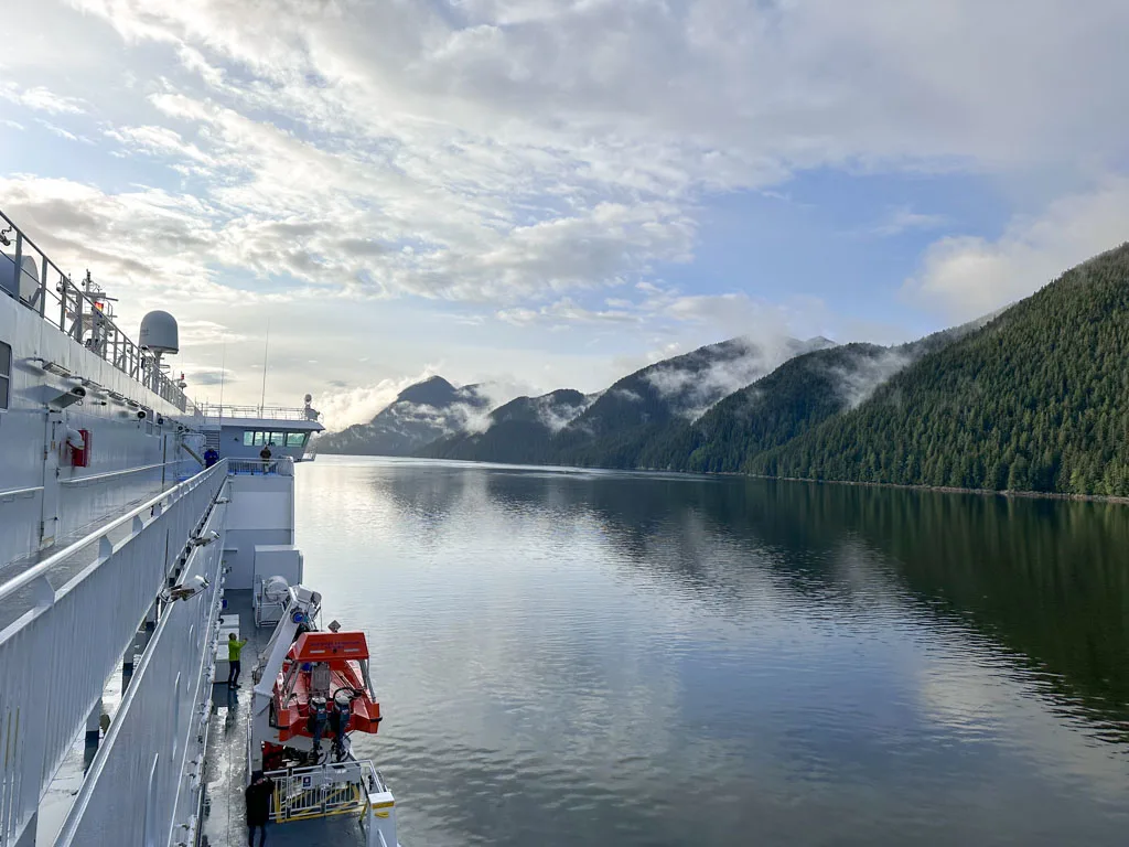 View from the ferry from Port Hardy to Prince Rupert