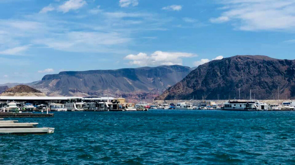 Boats in Lake Mead