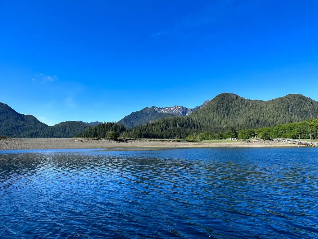 View of Moresby Camp from the water