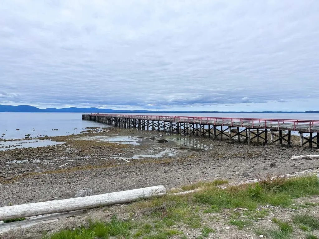 The pier in Port Clements, Haida Gwaii