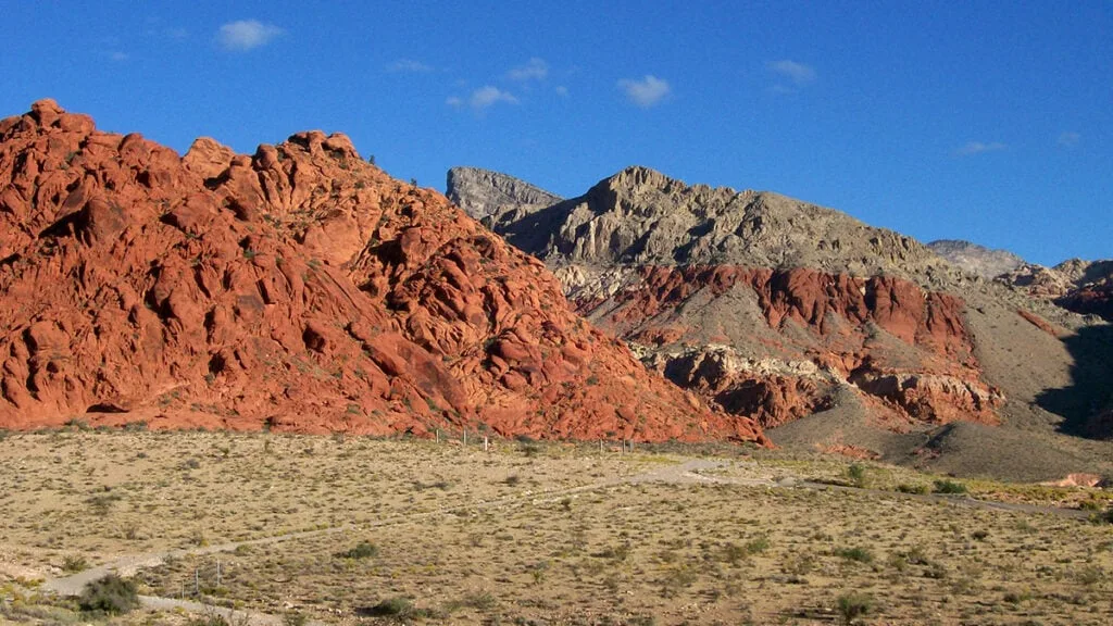 Rock formations at Red Rock Canyon National Conservation Area, one of the best outdoor activities near Las Vegas