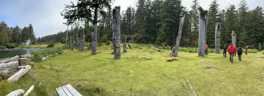 Sgang Gwaay Heritage Site in Gwaii Hanaas National Park