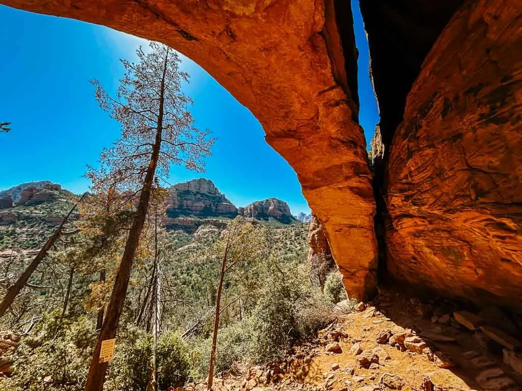 Cave on the Soldier Pass Trail near Sedona