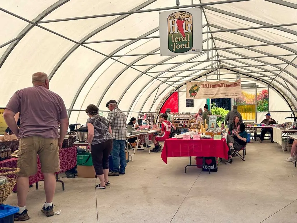 Vendors at the Tlell Farmers' Market