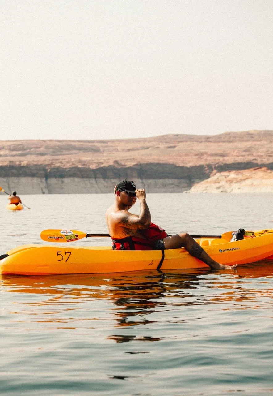 Kayaking on Lake Powell