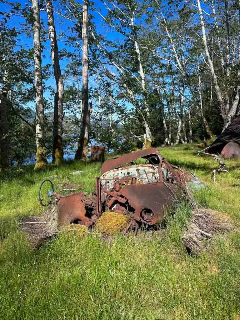 Abandoned car at Aero Camp 