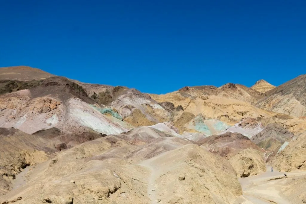 Artists Palette Viewpoint on Artists Drive in Death Valley National Park