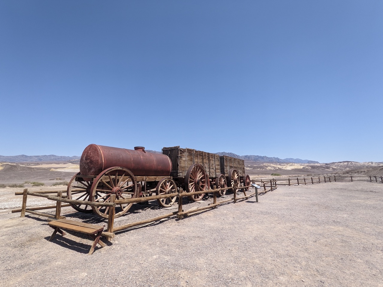 The remains of the Harmony Borax mine