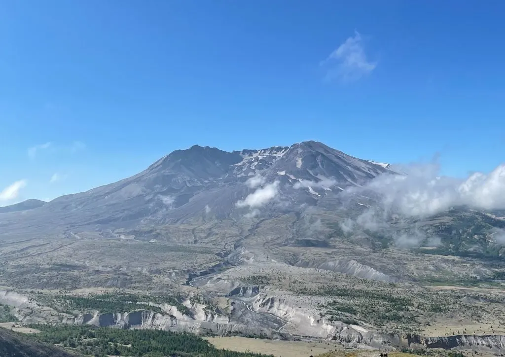 View of Mount St. Helens from Johnston Ridge Observatory