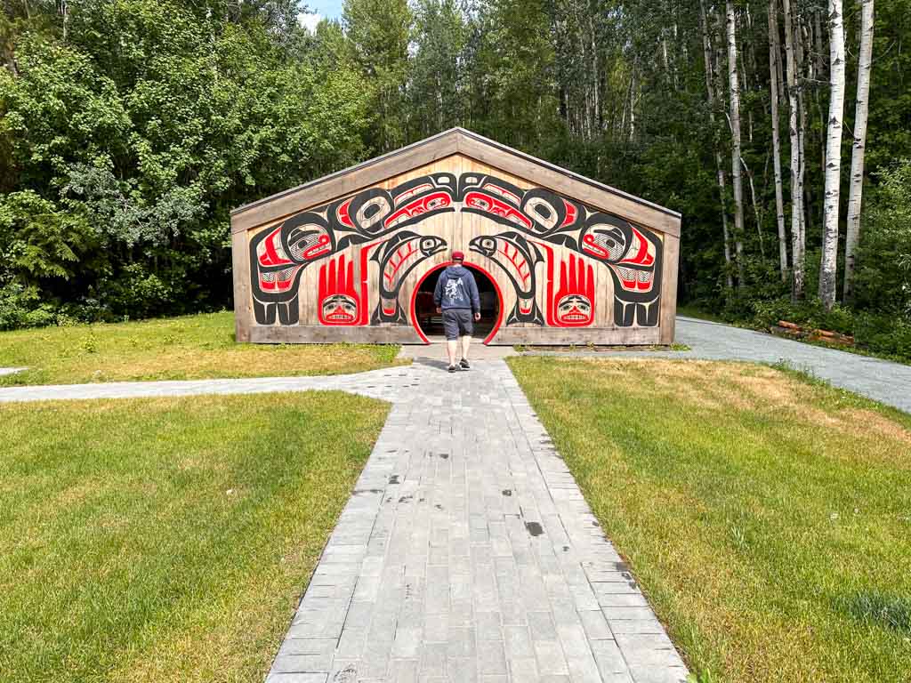 Visitor Centre at Nisgaa Memorial Lava Bed Provincial Park