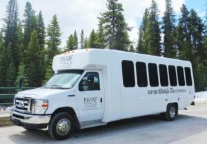 Hiker shuttle for the Skyline Trail