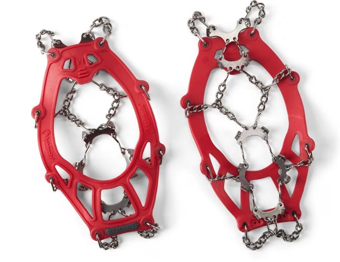 A pair of Kahtoola microspikes - Microspikes vs. crampons - which is better?