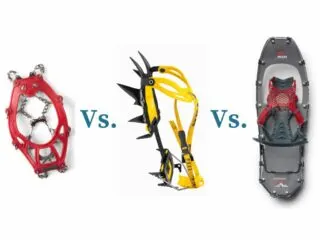 Microspikes vs crampons vs snowshoes - which ones to choose