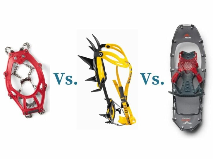 Microspikes vs. Crampons vs. Snowshoes: What’s the Difference?