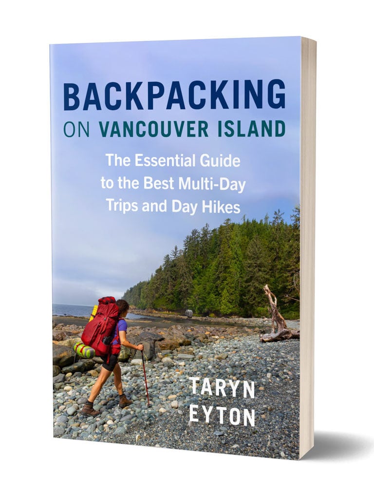 Backpacking on Vancouver Island book cover