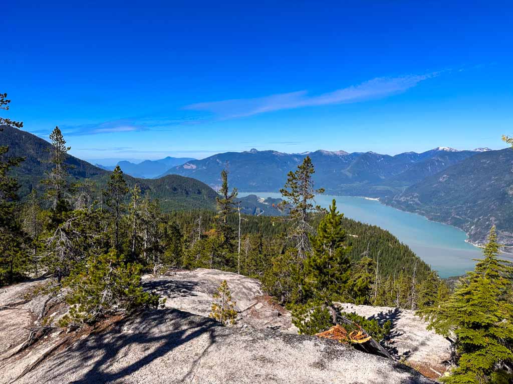 View of Howe Sound from Al's Habrich hike at the Sea to Sky Gondola