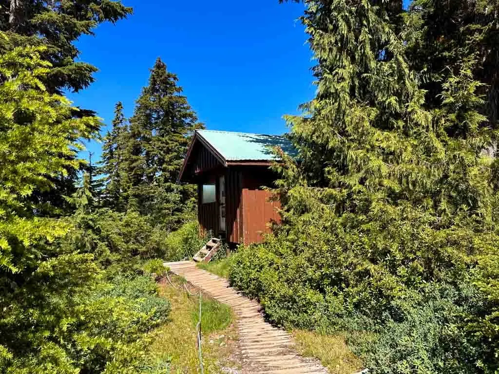Red Heather Hut in Garibaldi Provincial Park
