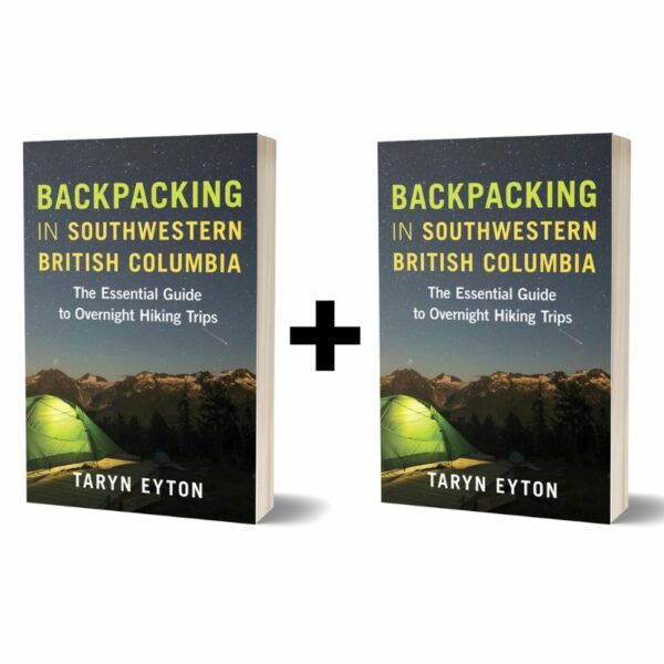 Two copies of Backpacking in Southwestern BC by Taryn Eyton