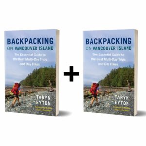 Two copies of Backpacking on Vancouver Island by Taryn Eyton