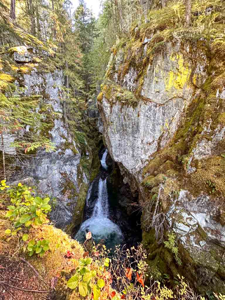 Upper falls in Squamish