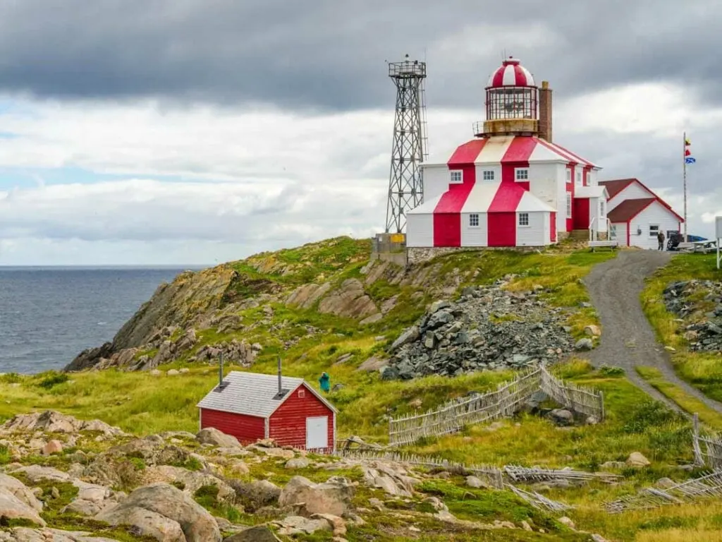 The iconic red and white striped lighthouse is one of the best things to do in Bonavista, Newfoundland