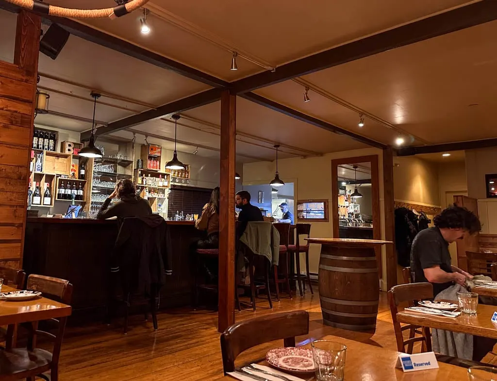 The interior of Barcelona Tapas in Snug Cove