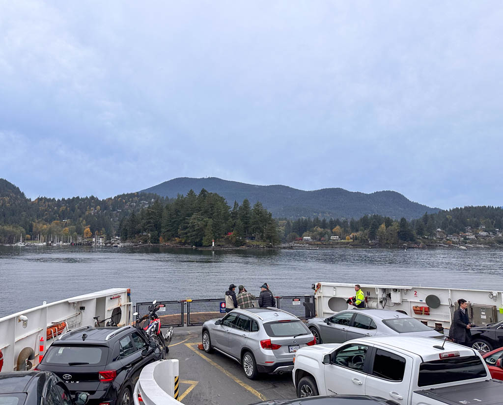 View from the ferry as it pulls into Snug Cove