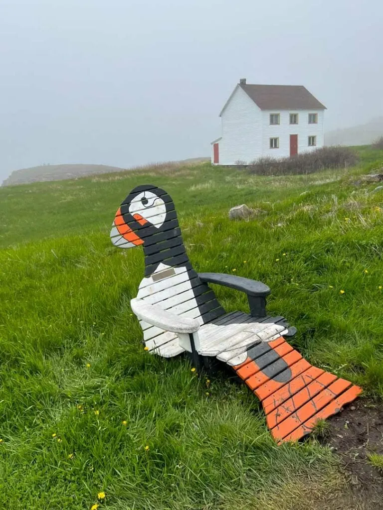 Puffin-shaped Adirondack Chair