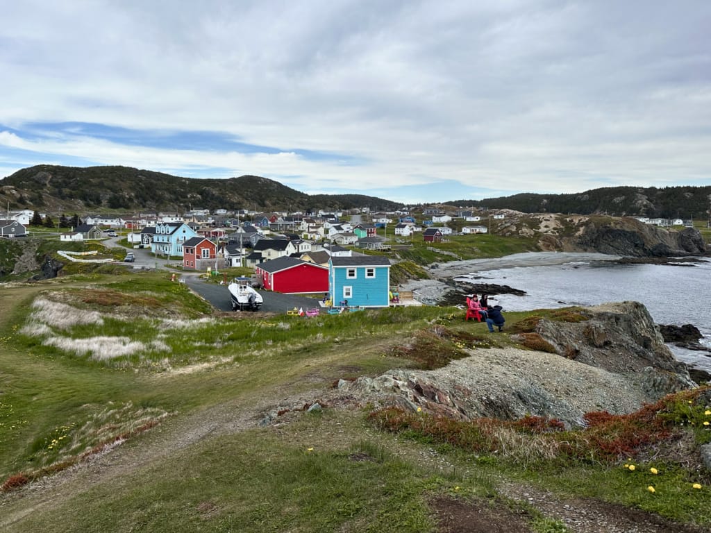 Colourful houses in Crow Head, NL