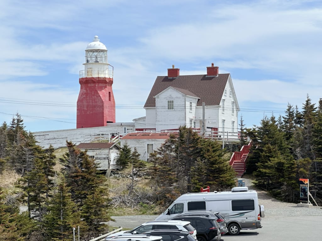 Long Point Lighthouse in Twillingate taken from the parking lot