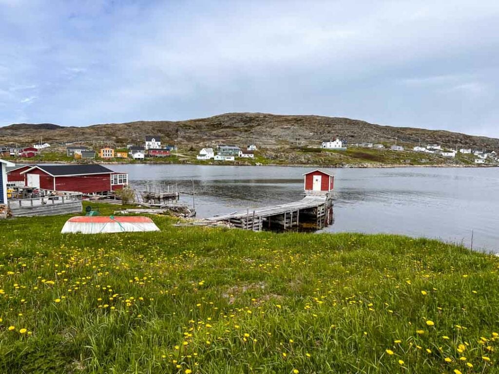 A fishing stage in the town of Fogo. 