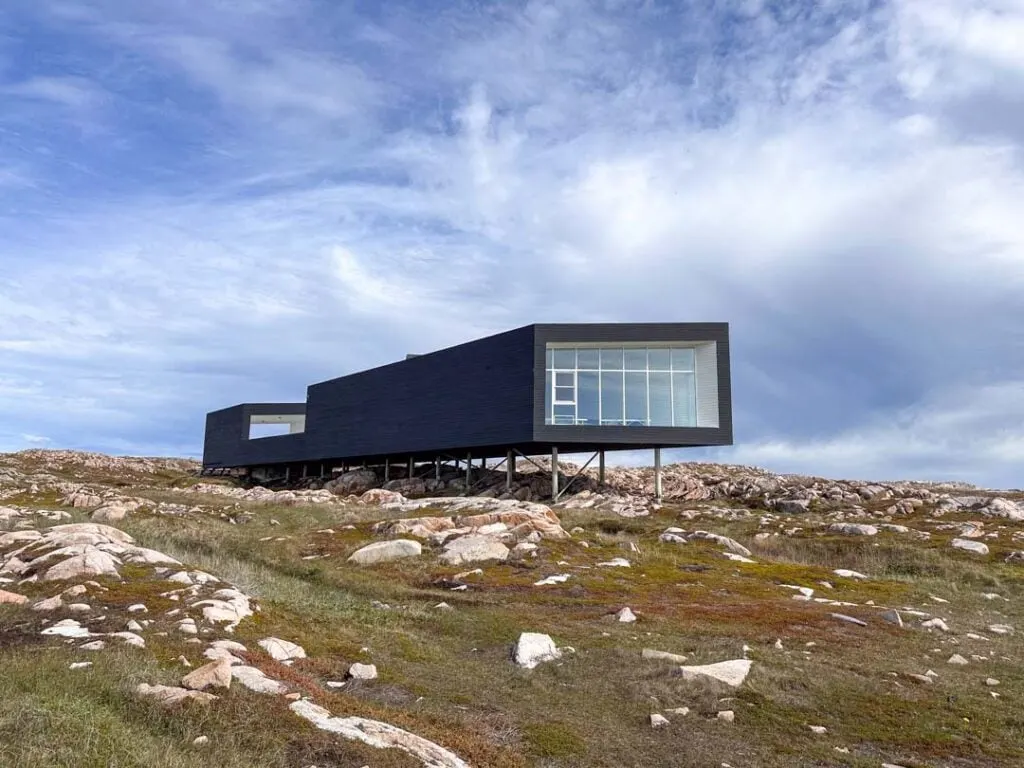 Long Studio in Joe Batt's Arm on a sunny day. 