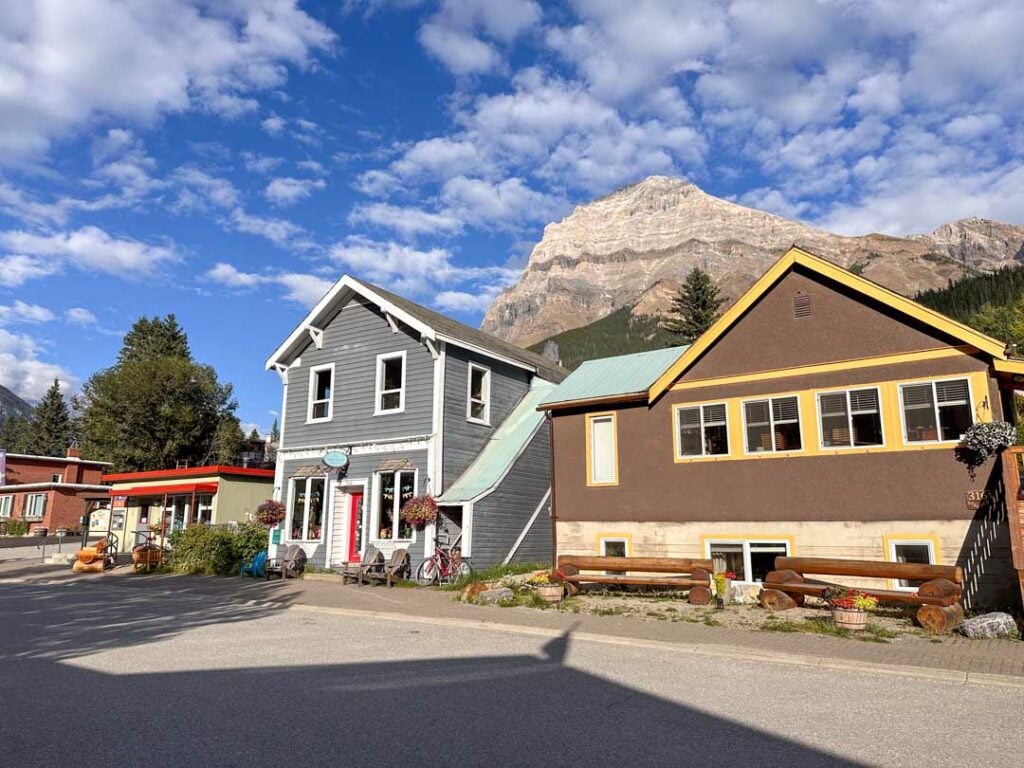 Historic building in the town of Field, BC