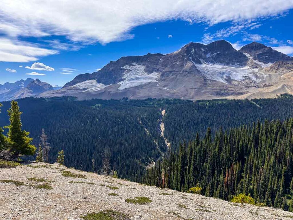 Looking across to the Iceline from the Whaleback viewpoint. 