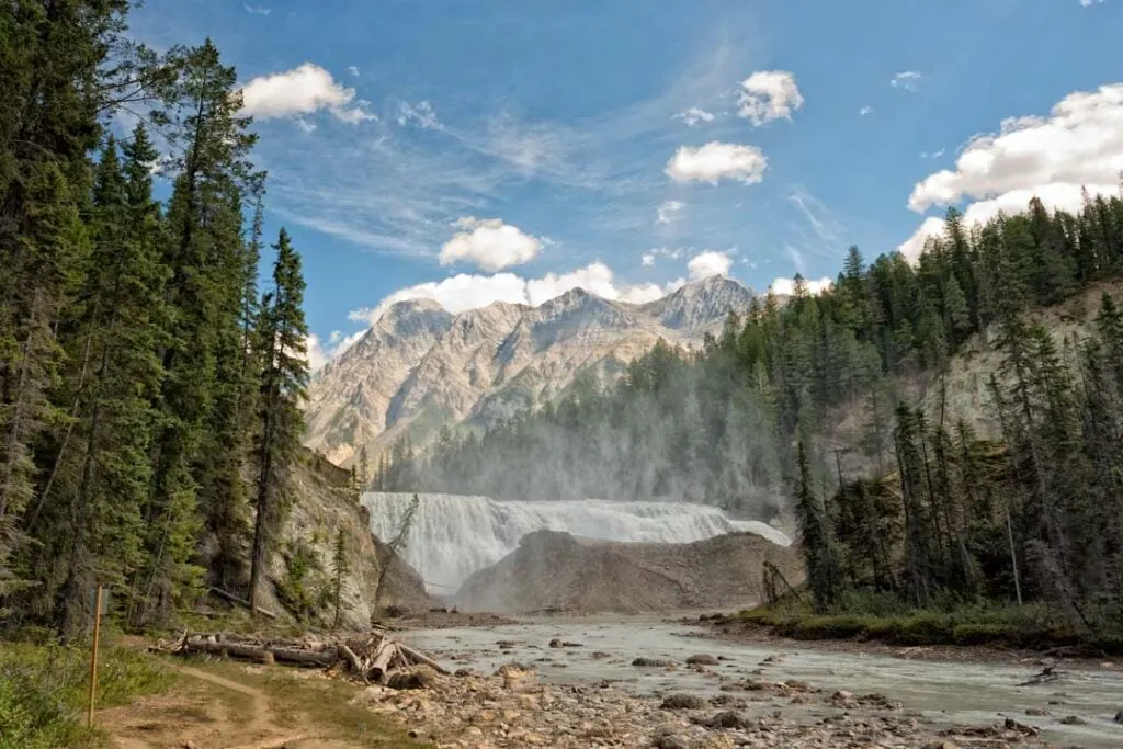 Wapta Falls in Yoho National Park