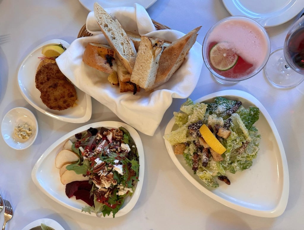 A selection of appetizers at Chanterelle's in Norris Point