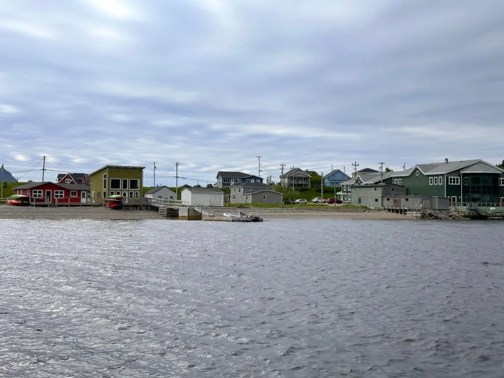 Buildings along the waterfront in Norris Point, Newfoundland