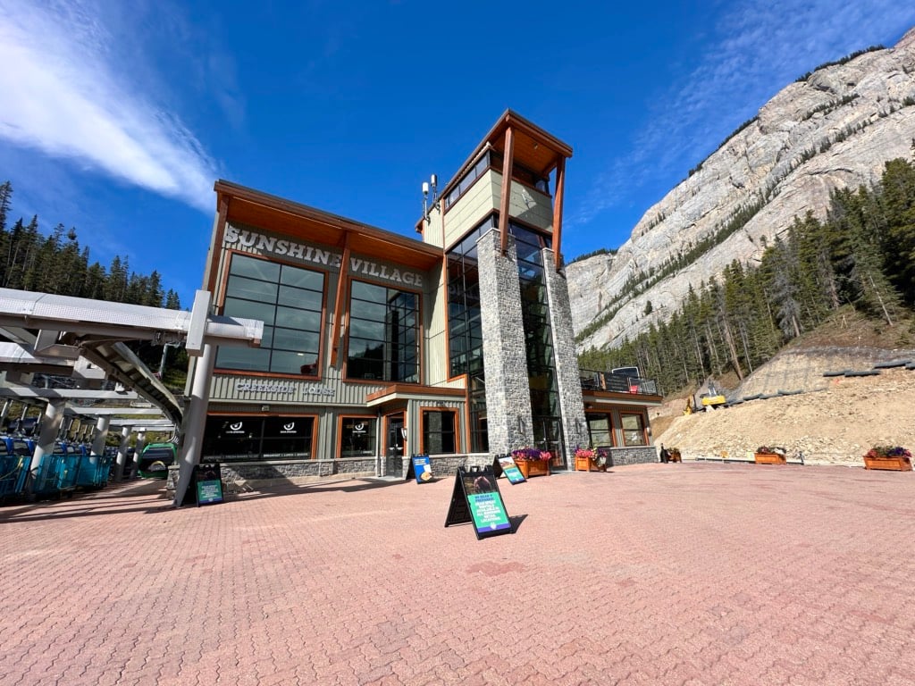 The Sunshine Village gondola base building