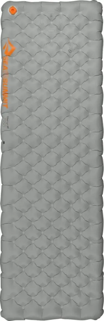 Overhead shot of the Sea to Summit Ether Light XT sleeping pad in long/wide. 