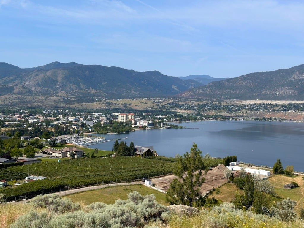 View of Penticton from Munson Mountain