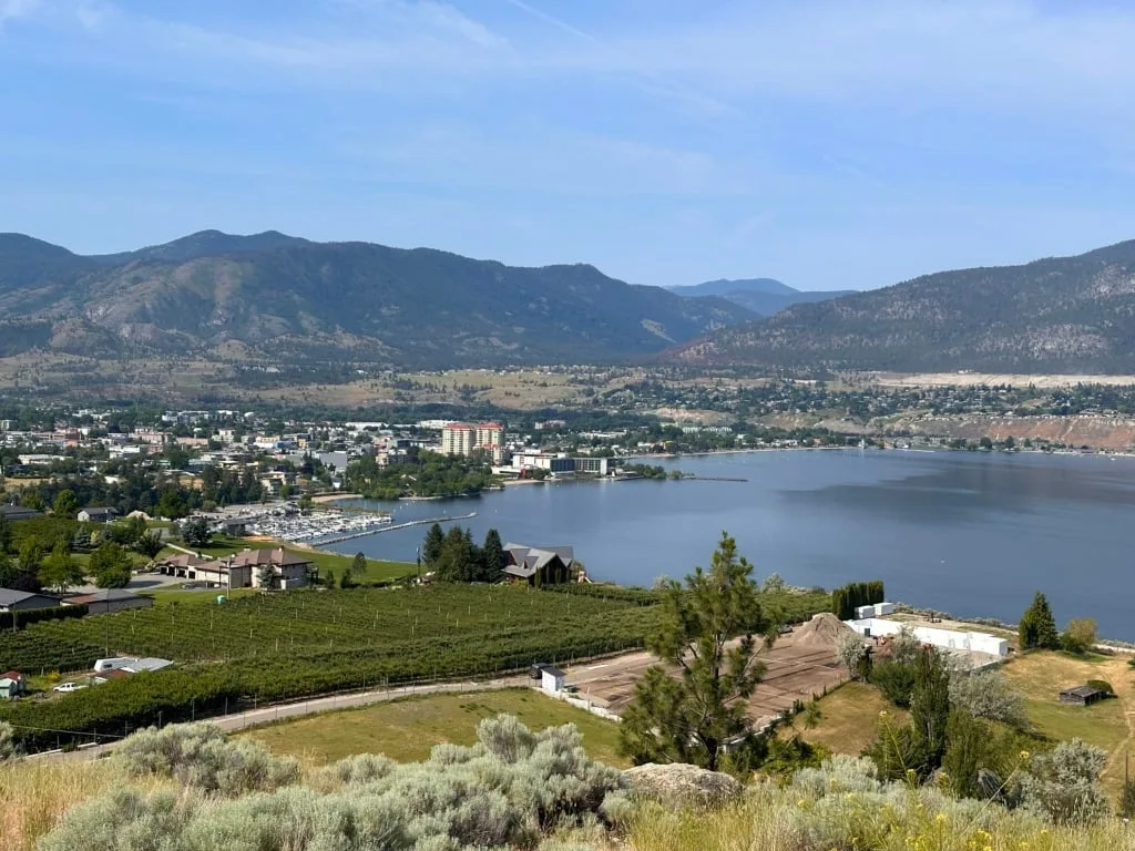 View of Penticton from Munson Mountain