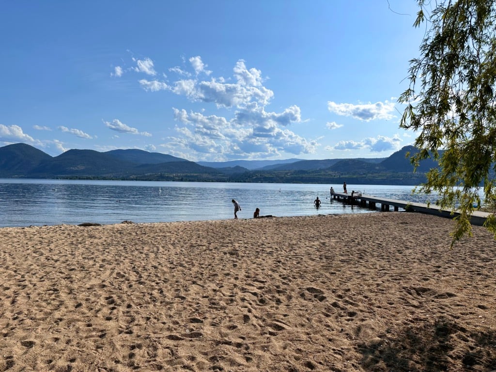 Beach in Naramata