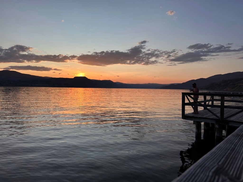 Sunset in Naramata