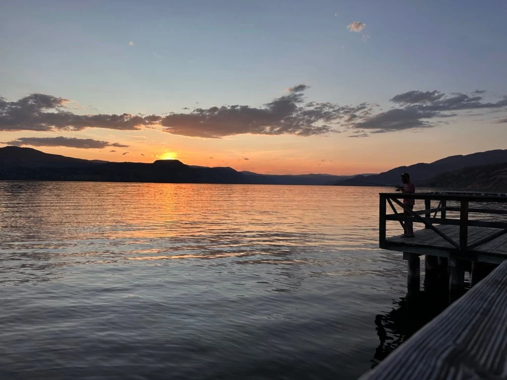 Sunset in Naramata