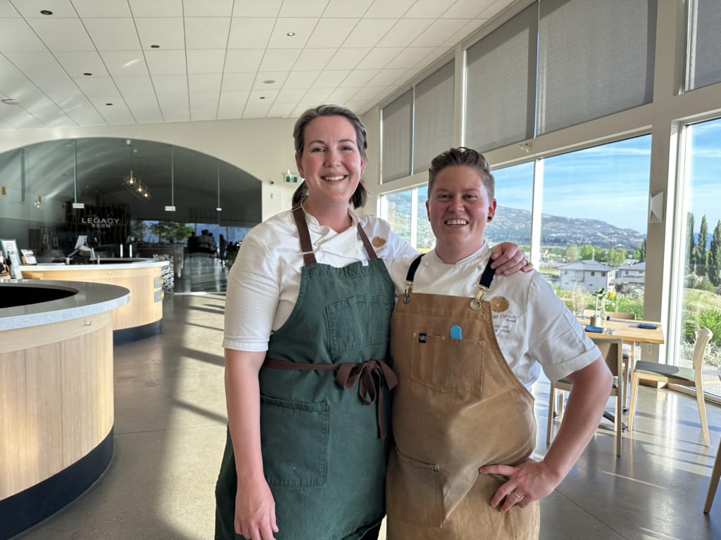 The chefs at Poplar Grove in Penticton