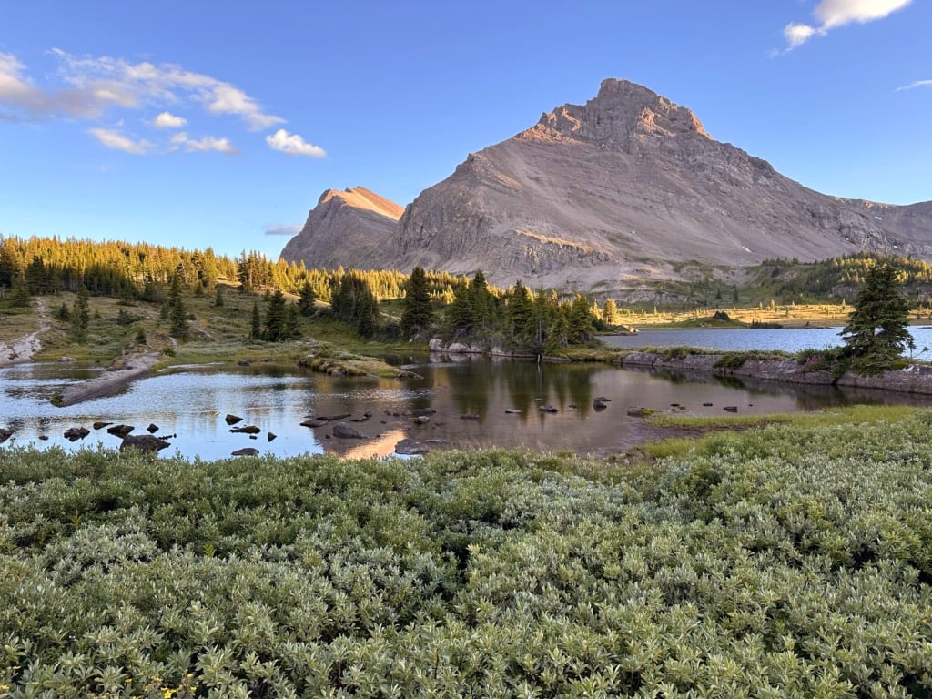 Baker Lake at dusk