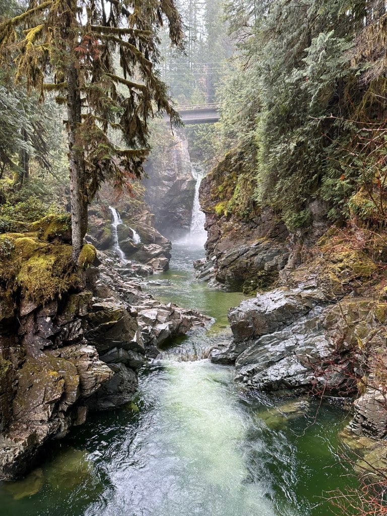 Mamquam Falls in December.