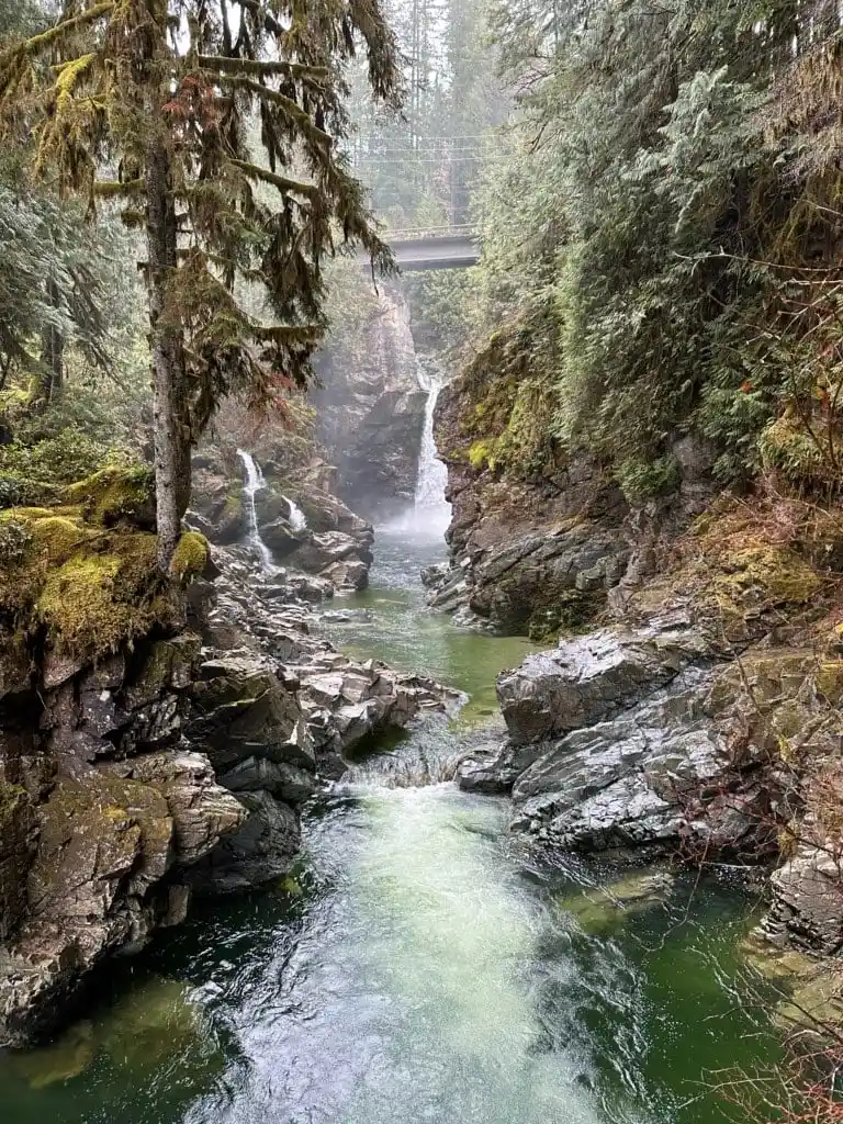 Mamquam Falls in December.