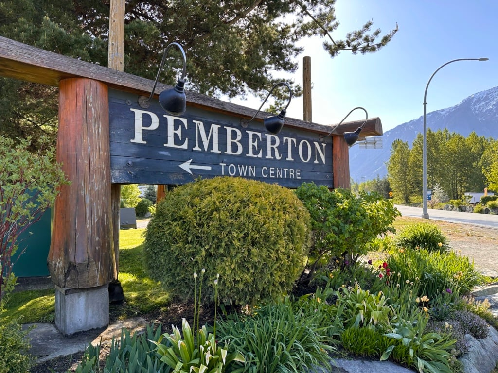 The Pemberton sign
